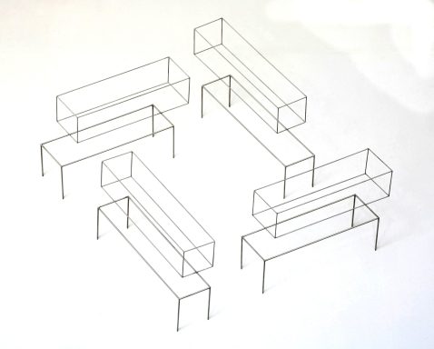 Schwebend, japanisch Schwebend, japanisch, 2013, Edelstahl, 177 x 193 x 25 cm