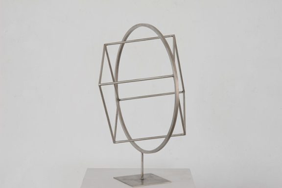 Würfelglobus Würfelglobus, 2007, Edelstahl