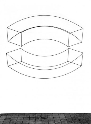 Raum-Ellipse Raum-Ellipse, 2007, 164 x 200 x 20,5 cm